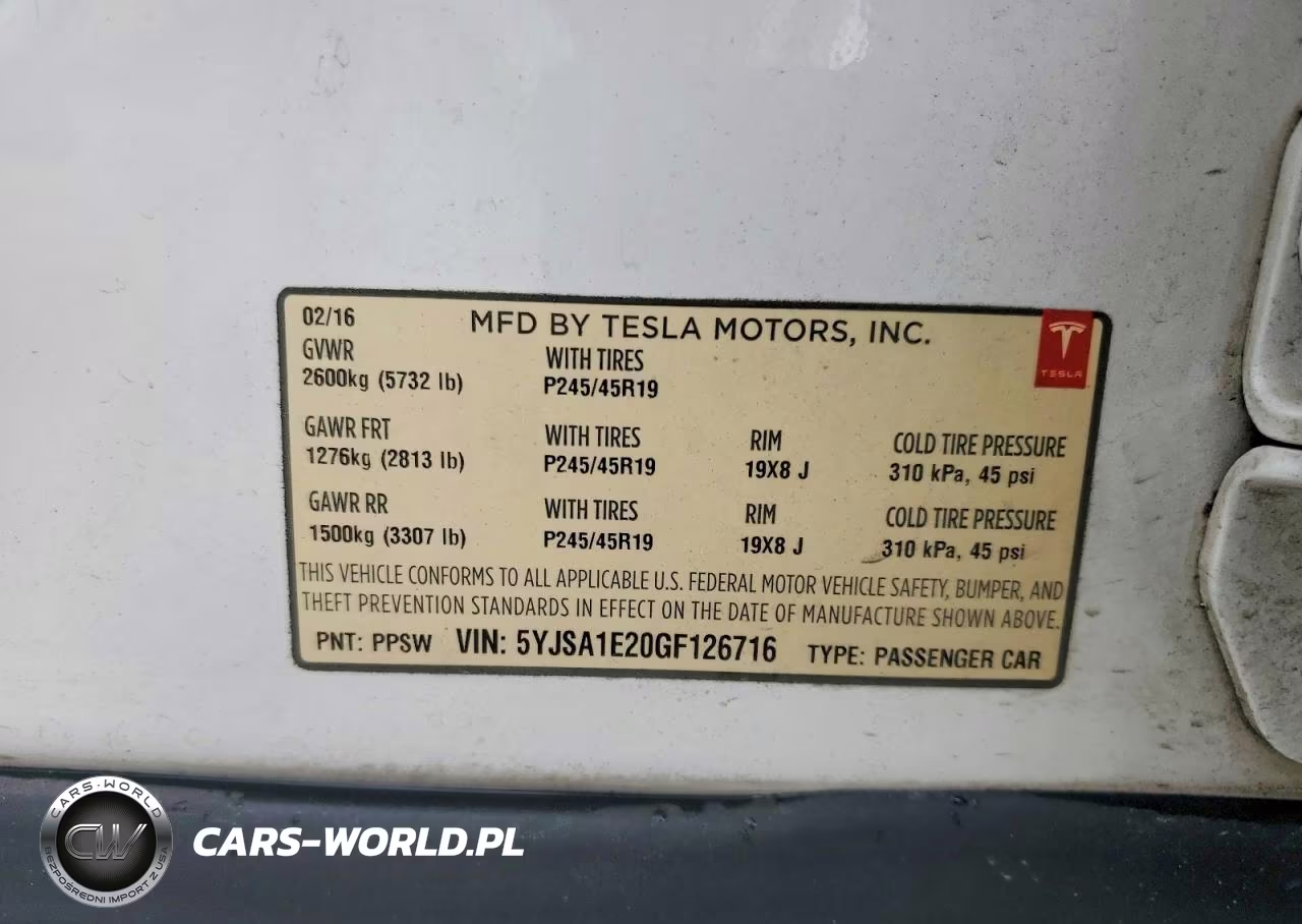 2016 Tesla Model S VIN:5YJSA1E20GF126716 - 12