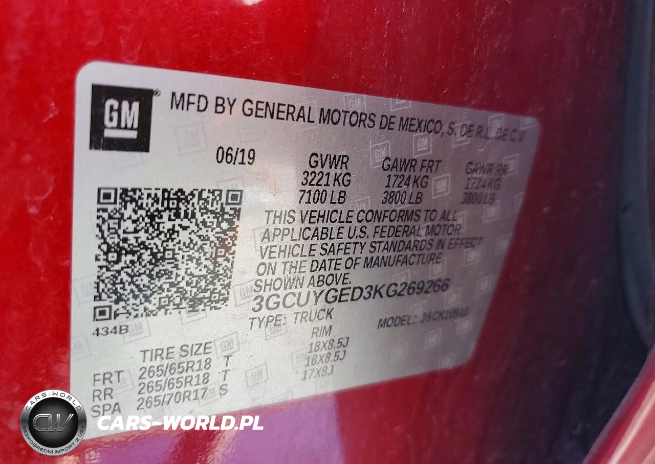 2019 Chevrolet Silverado K1500 Ltz VIN:3GCUYGED3KG269266 - 12