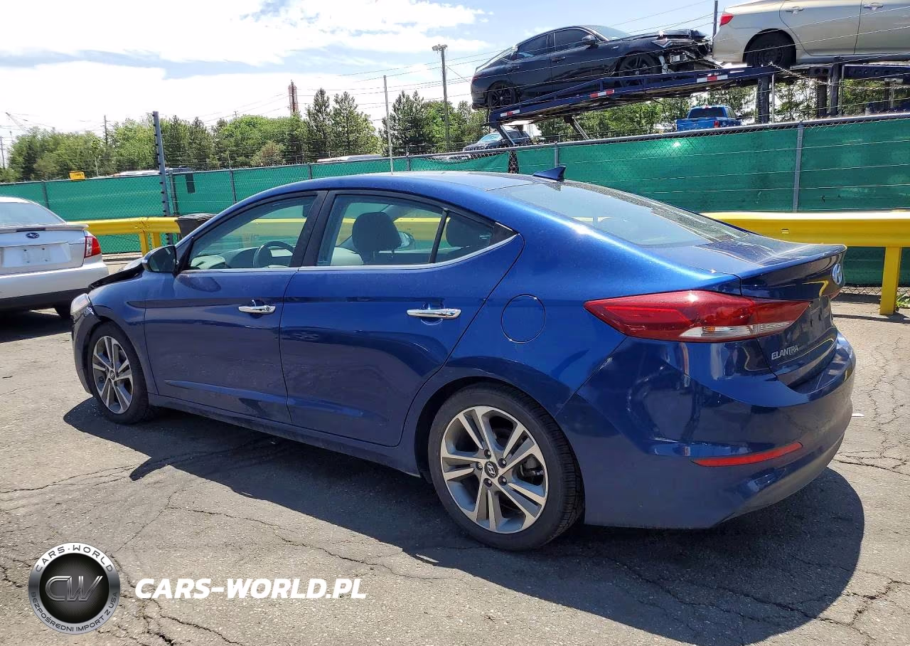 2017 Hyundai Elantra Limited VIN:5NPD84LF3HH178842 - 2
