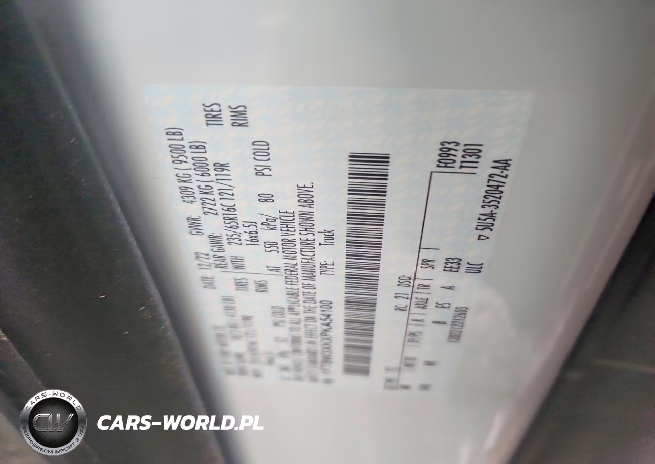 2023 Ford Transit 350 Delivery Van VIN:1FTBW3XKXPKA54100 - 13