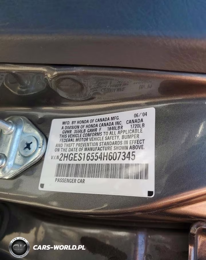 2004 Honda Civic Lx VIN:2HGES16554H607345 - 12