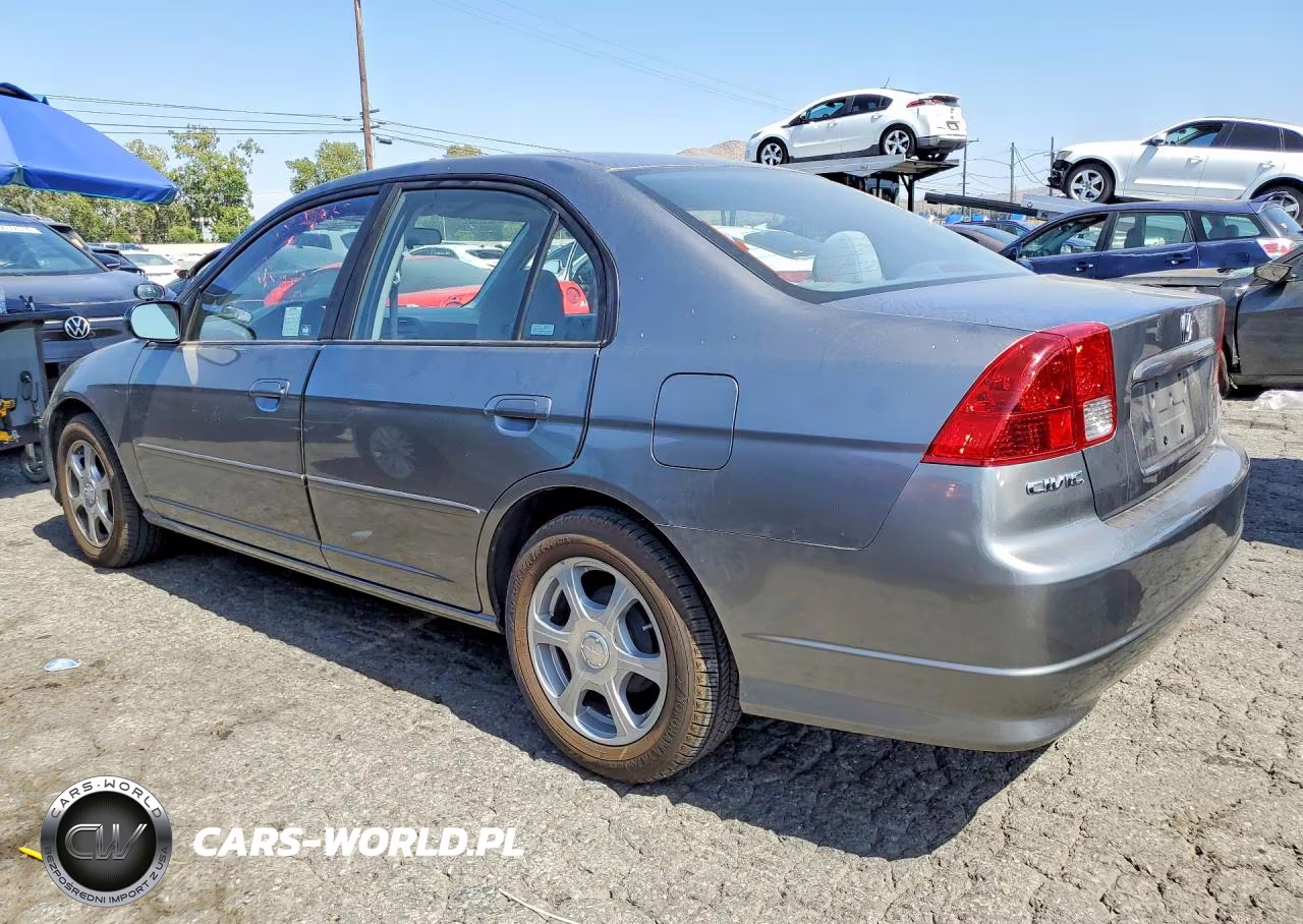 2004 Honda Civic Lx VIN:2HGES16554H607345 - 2