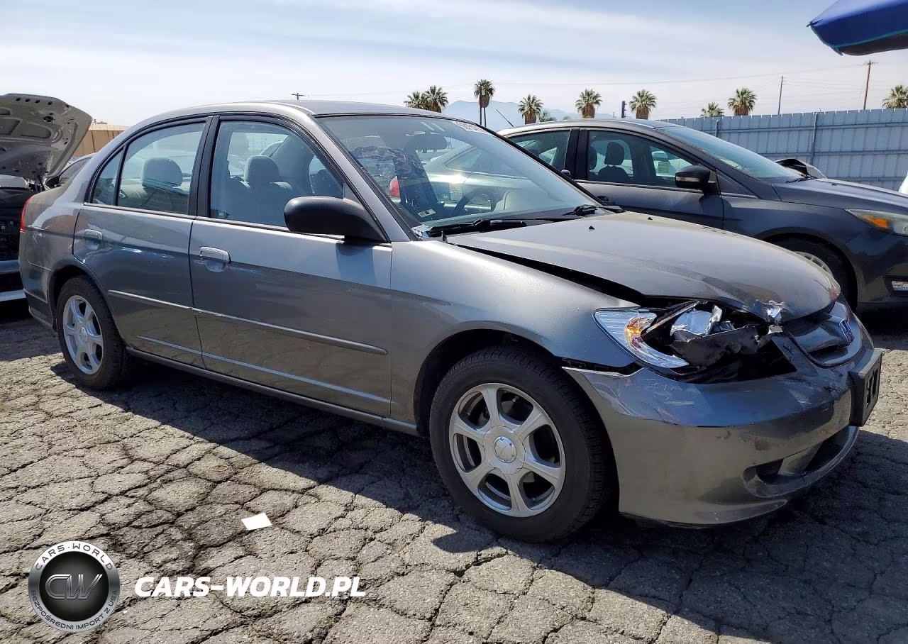2004 Honda Civic Lx VIN:2HGES16554H607345 - 4