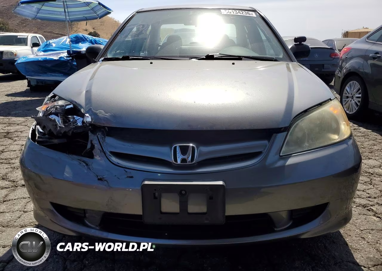 2004 Honda Civic Lx VIN:2HGES16554H607345 - 5