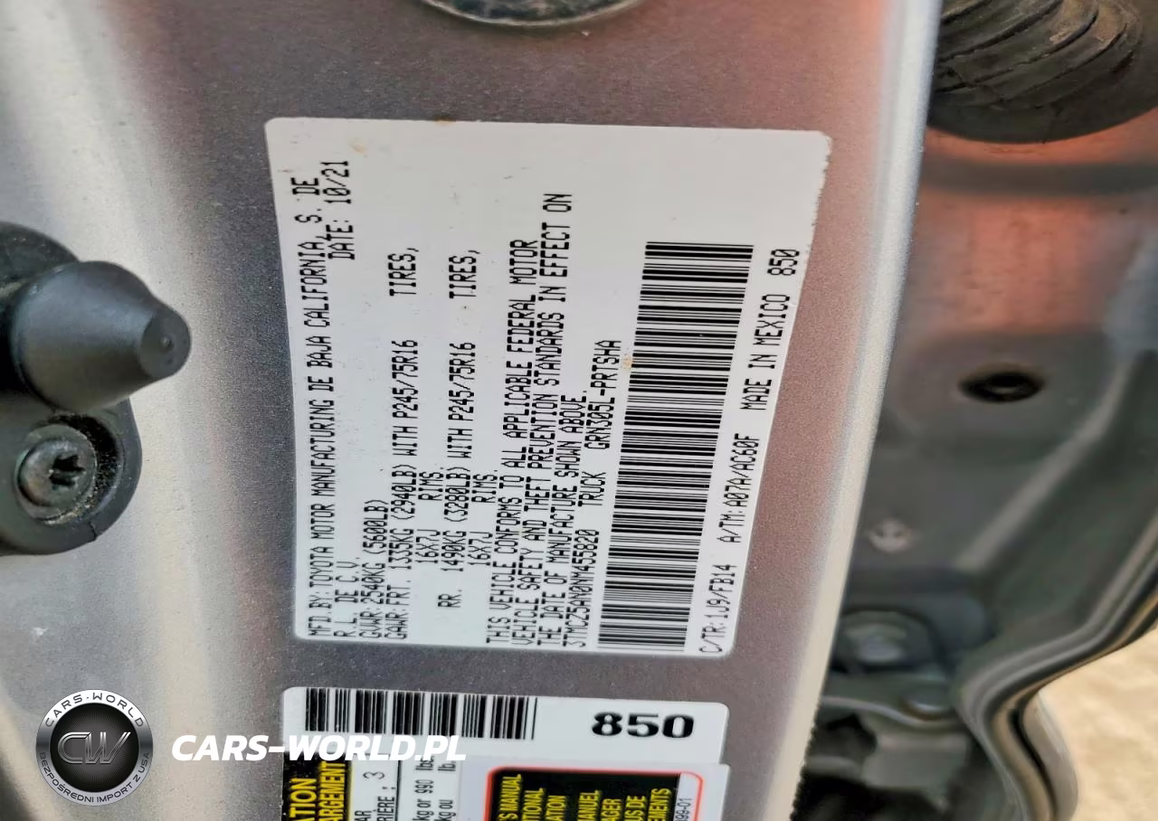 2022 Toyota Tacoma Sr V6 VIN:3TMCZ5AN0NM455820 - 13