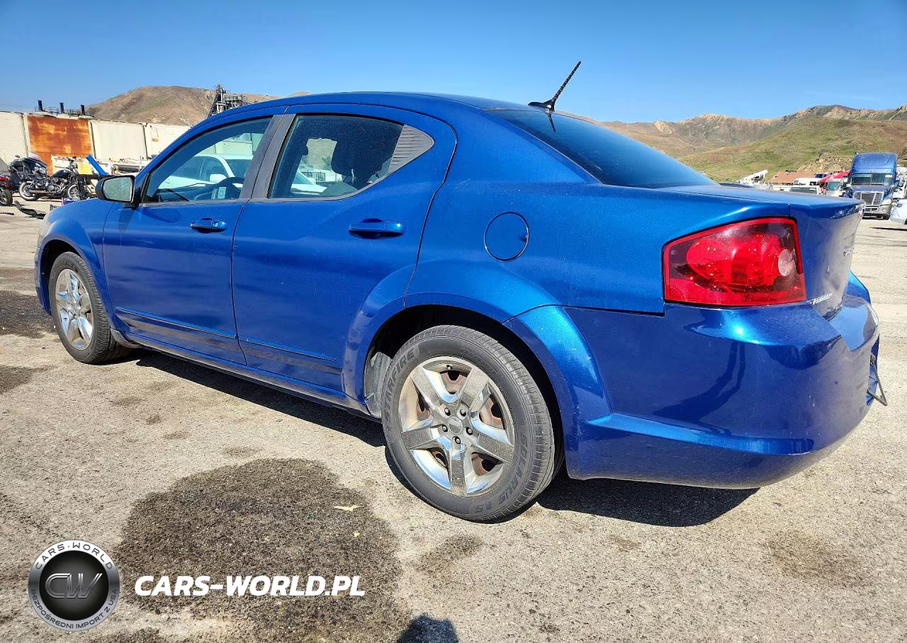 2012 Dodge Avenger Se VIN:1C3CDZABXCN322145 - 2
