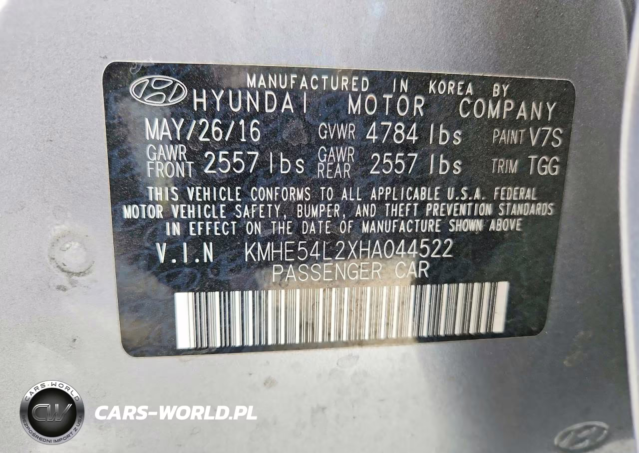2017 Hyundai Sonata Plug-In Hybrid Limited VIN:KMHE54L2XHA044522 - 12