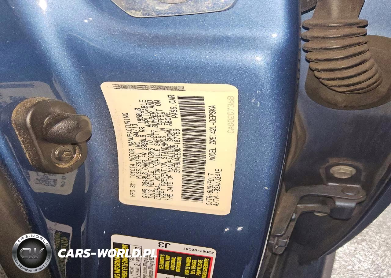 2013 Toyota Corolla S VIN:5YFBU4EE8DP187766 - 12