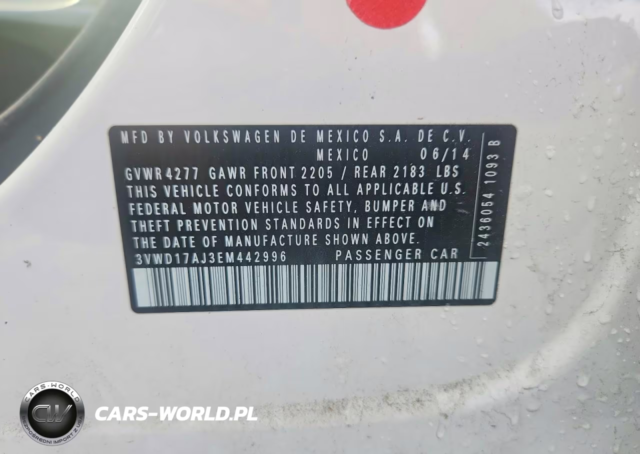 2014 Volkswagen Jetta Se VIN:3VWD17AJ3EM442996 - 13