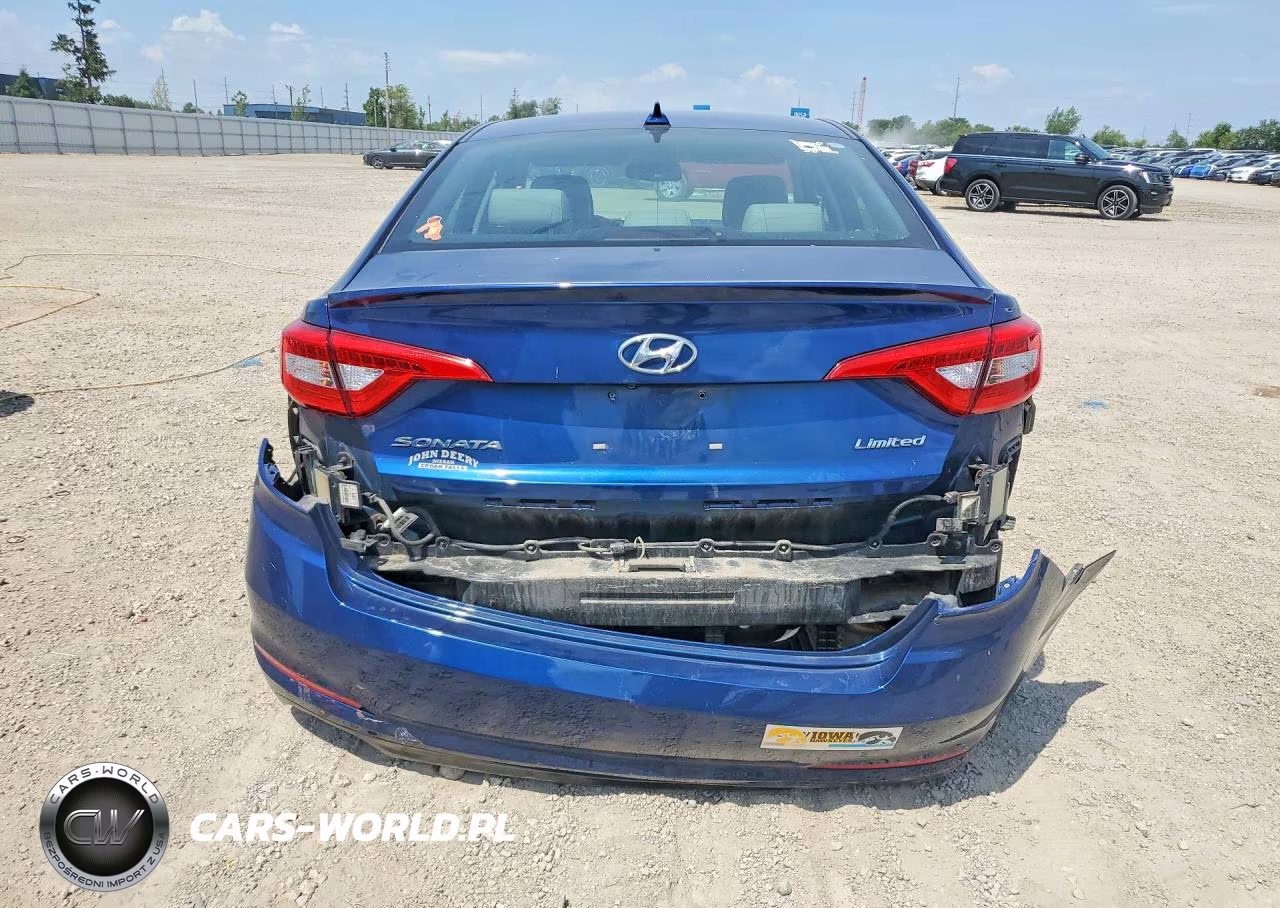 2017 Hyundai Sonata Limited VIN:5NPE34AF9HH438344 - 6