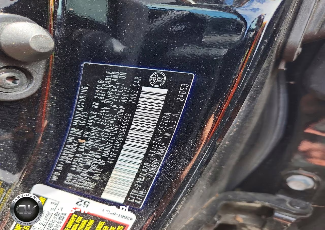 2024 Toyota Camry Xle VIN:4T1F11AK8RU865958 - 12