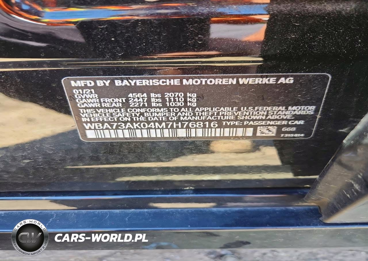 2021 BMW 228Xi VIN:WBA73AK04M7H76816 - 12