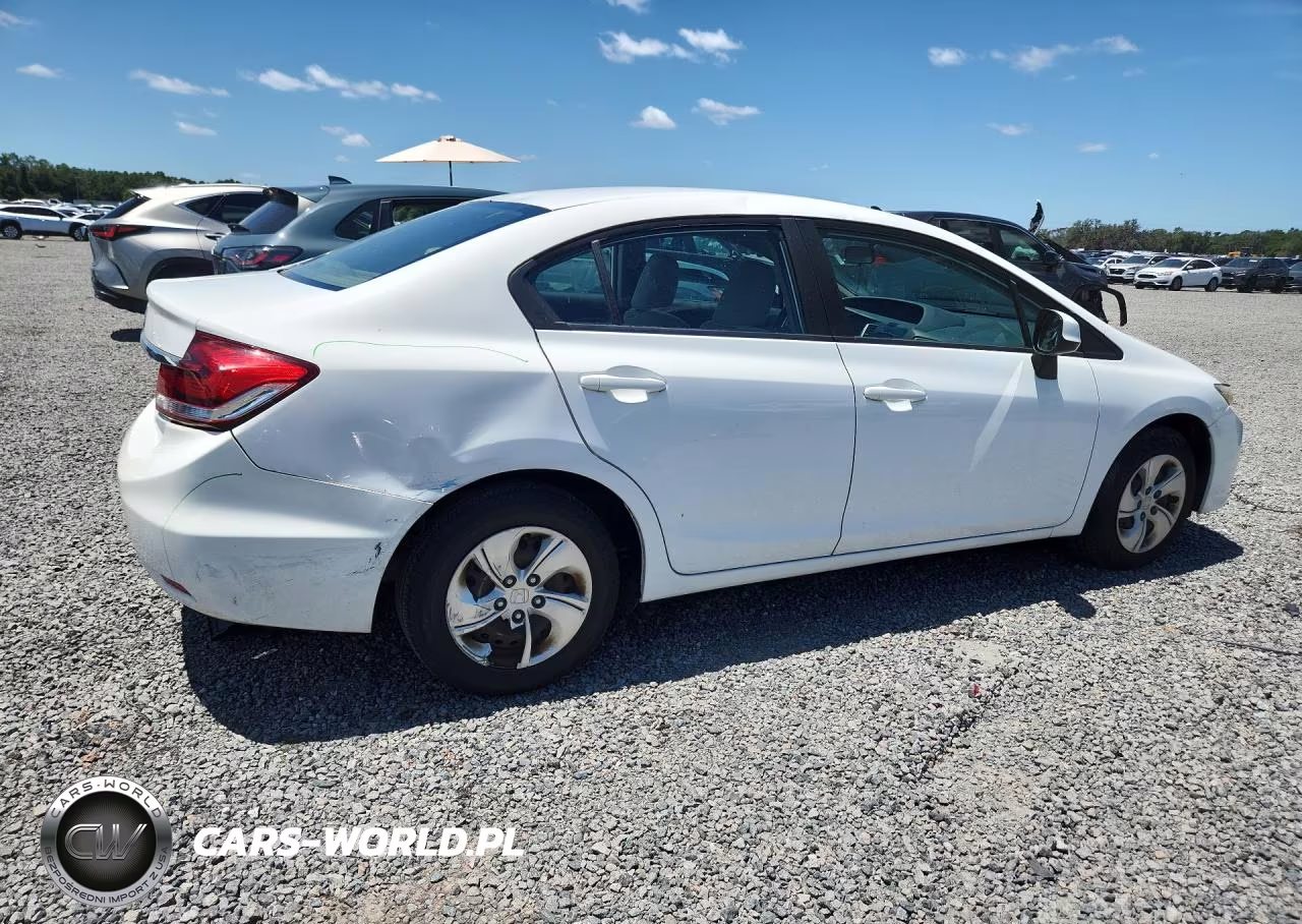 2013 Honda Civic Lx VIN:19XFB2F55DE025816 - 3