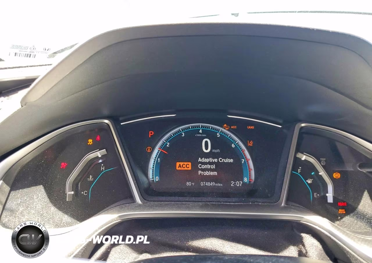 2020 Honda Civic Ex VIN:19XFC1F34LE215045 - 9