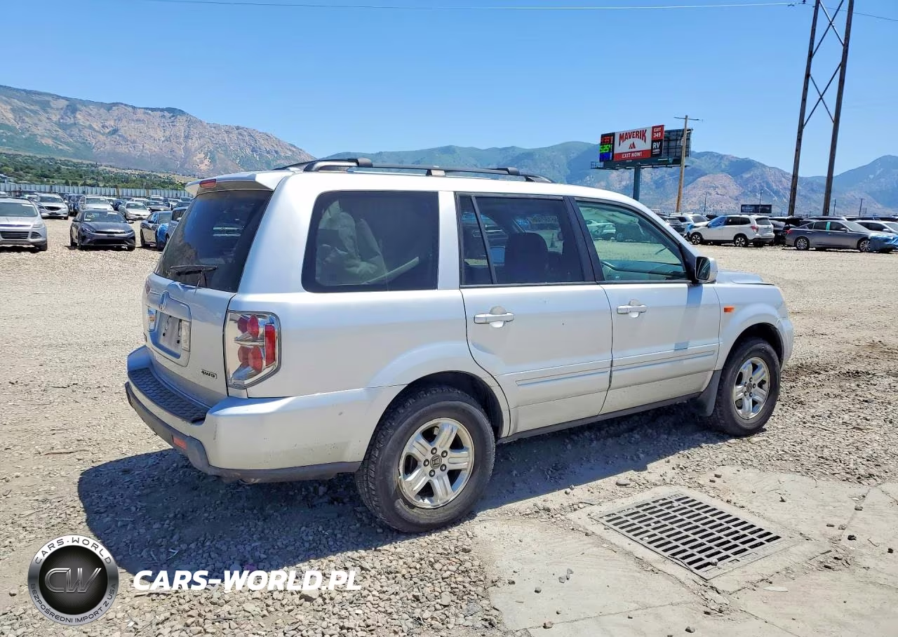 2008 Honda Pilot Vp VIN:5FNYF18268B043669 - 3