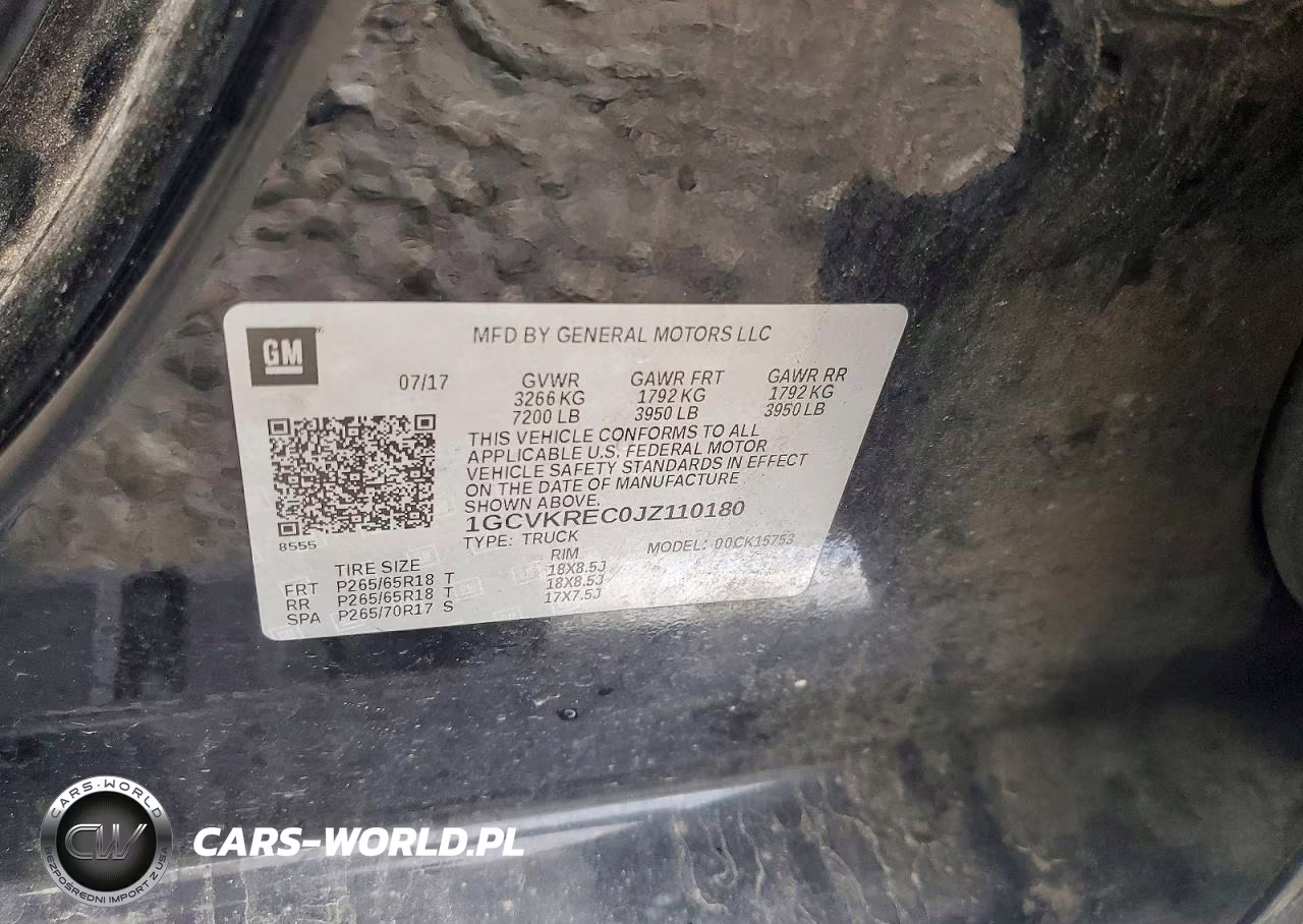 2018 Chevrolet Silverado K1500 Lt VIN:1GCVKREC0JZ110180 - 12