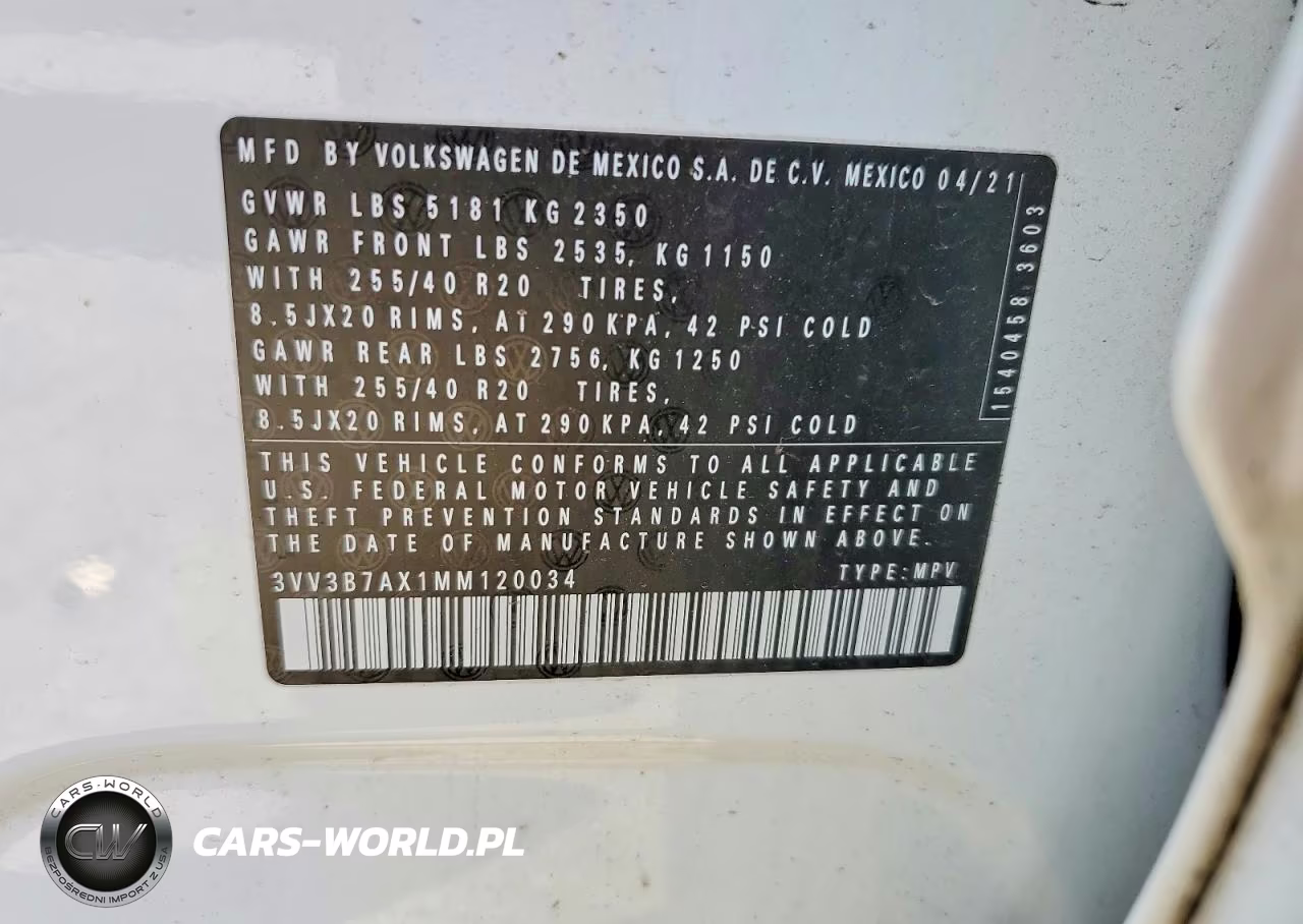 2021 Volkswagen Tiguan Se-Sel-Sel R-Line Jet-Black-Sel R-Line VIN:3VV3B7AX1MM120034 - 13
