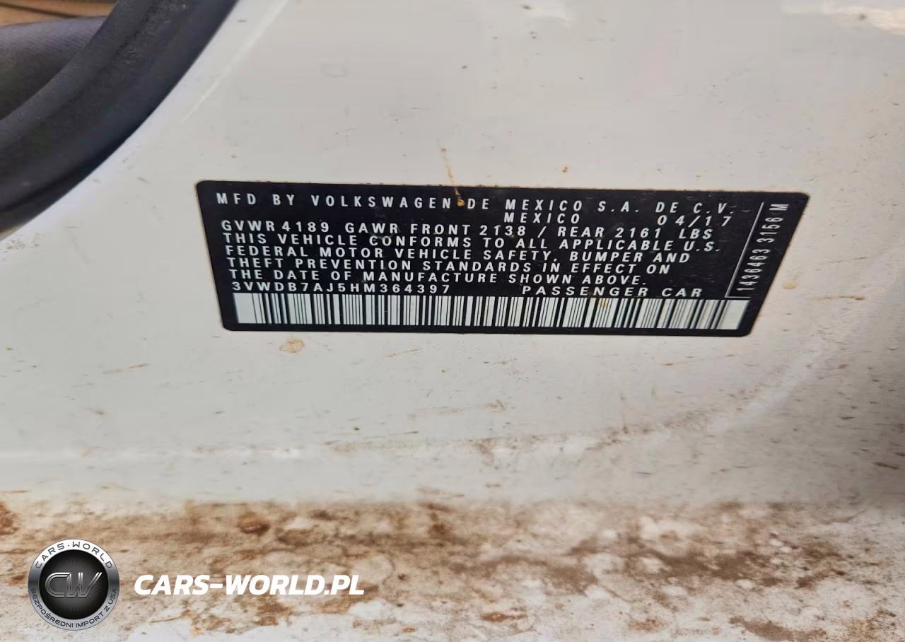 2017 Volkswagen Jetta Se VIN:3VWDB7AJ5HM364397 - 13