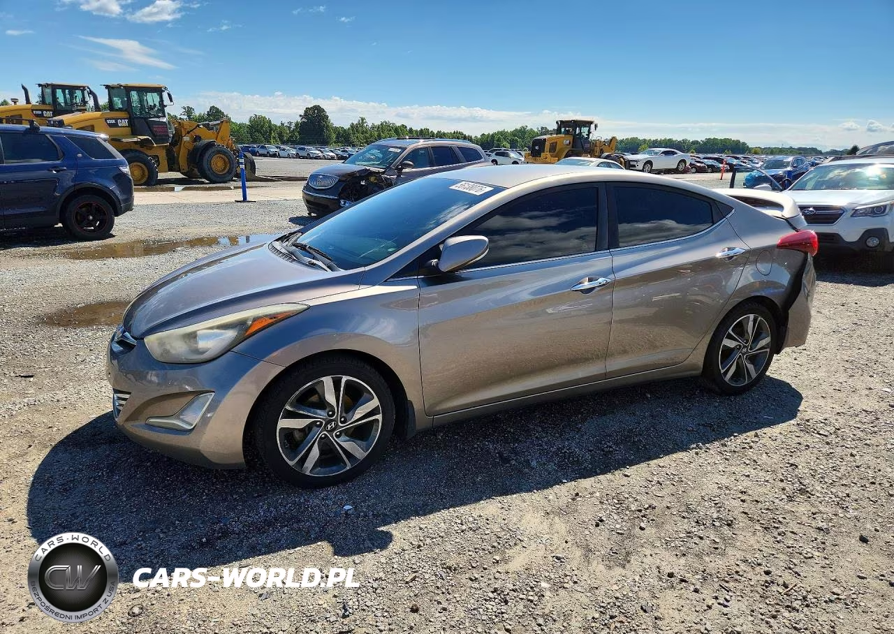 2016 Hyundai Elantra Limited VIN:5NPDH4AEXGH657011 - 1
