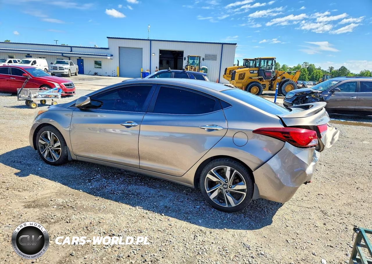 2016 Hyundai Elantra Limited VIN:5NPDH4AEXGH657011 - 2