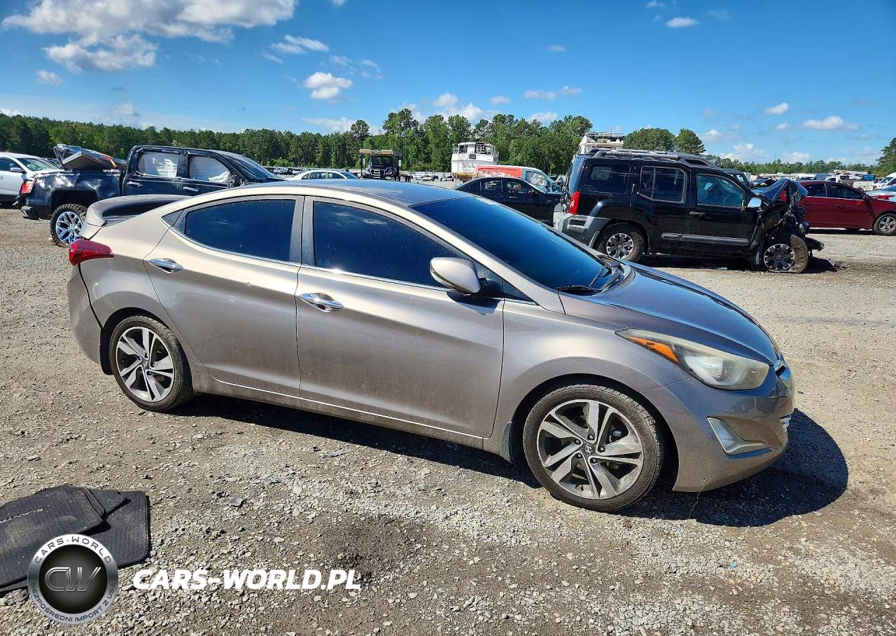 2016 Hyundai Elantra Limited VIN:5NPDH4AEXGH657011 - 4