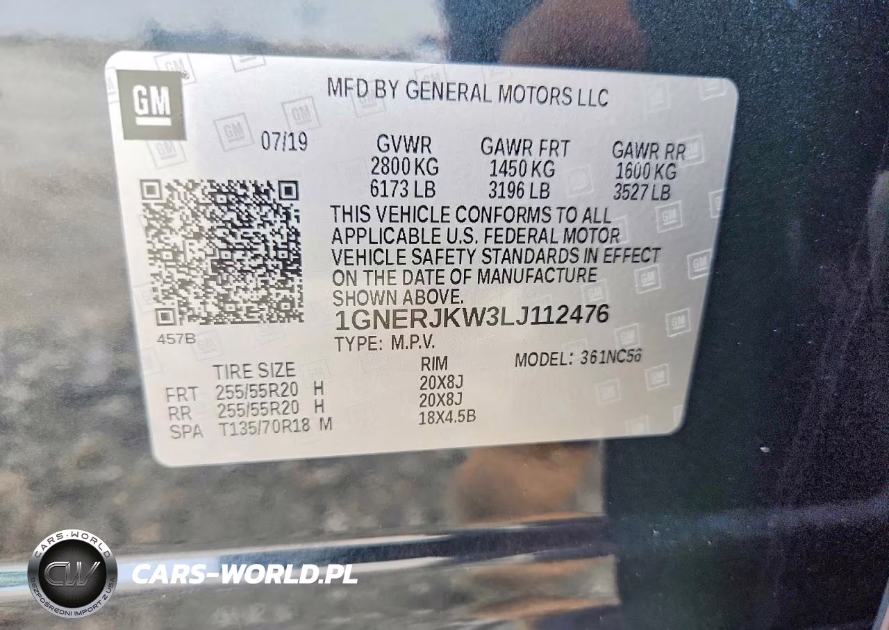 2020 Chevrolet Traverse Rs VIN:1GNERJKW3LJ112476 - 13