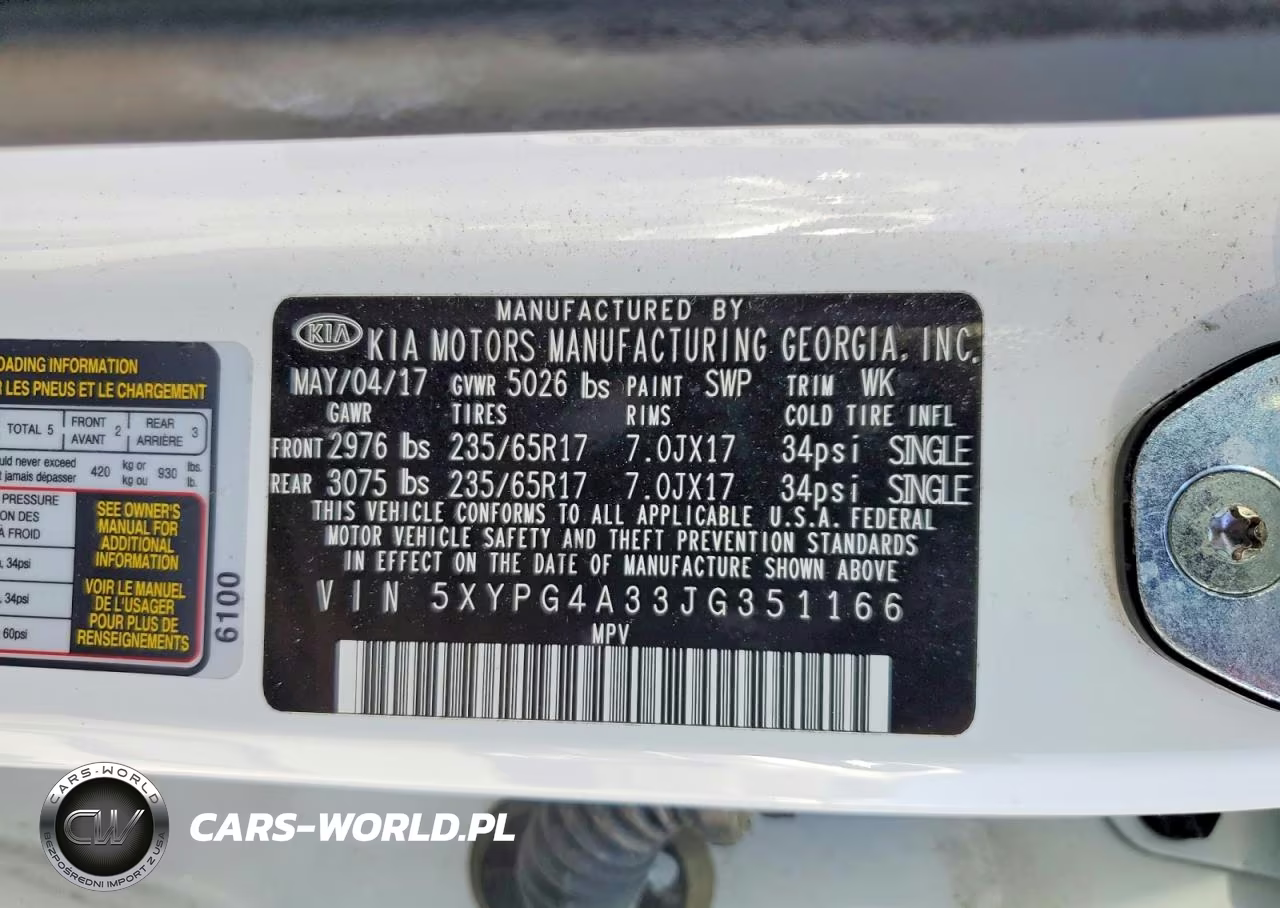 2018 Kia Sorento Lx VIN:5XYPG4A33JG351166 - 13