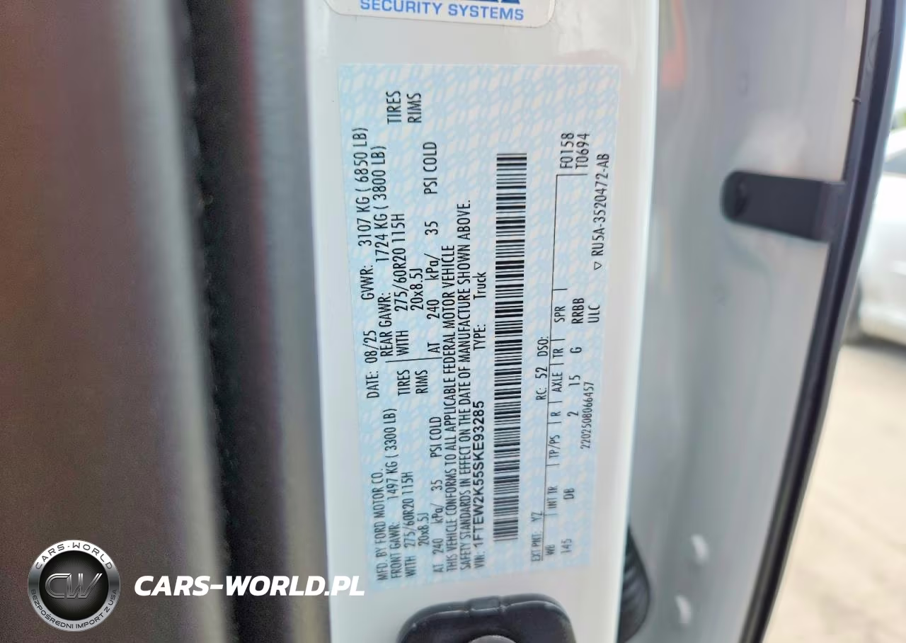 2025 Ford F150 Stx VIN:1FTEW2K55SKE93285 - 12