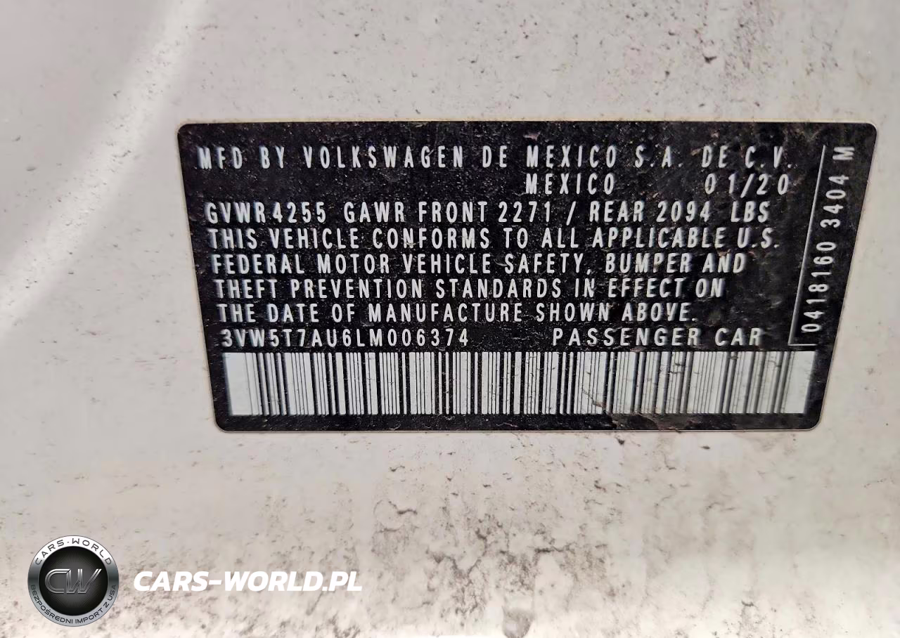 2020 Volkswagen Gti S VIN:3VW5T7AU6LM006374 - 13