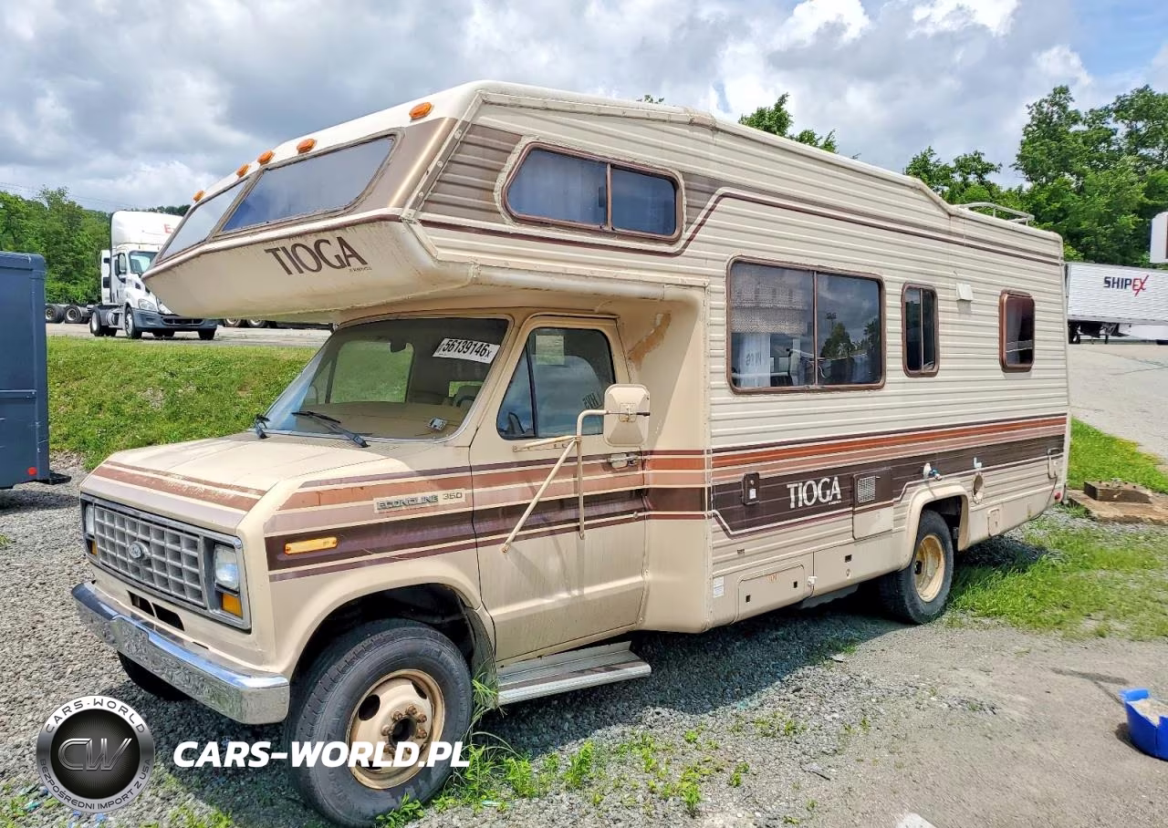 1985 Ford Econoline E350 Cutaway Van VIN:1FDKE30L7FHC25950 - 2