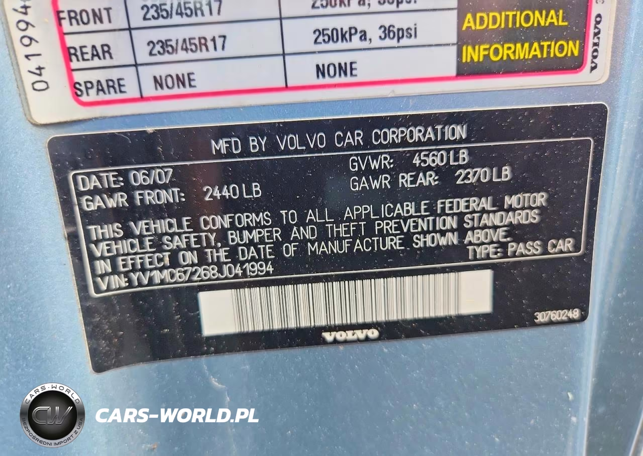 2008 Volvo C70 T5 VIN:YV1MC67268J041994 - 12