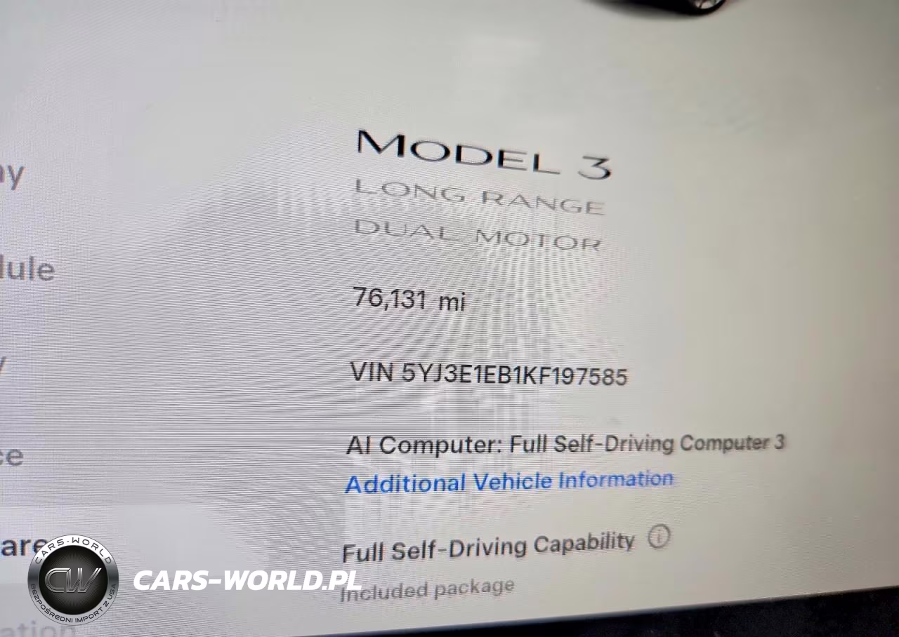 2019 Tesla Model 3 VIN:5YJ3E1EB1KF197585 - 9