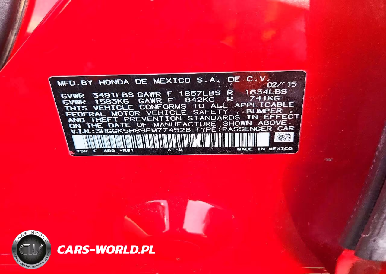 2015 Honda Fit Ex VIN:3HGGK5H89FM774528 - 13