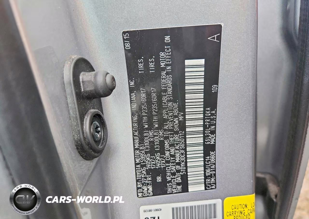 2015 Toyota Sienna Xle 8-Passenger VIN:5TDYK3DC3FS650112 - 12