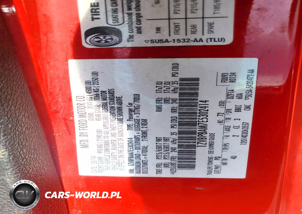 2014 Ford Mustang VIN:1ZVBP8AM7E5302414 - 12
