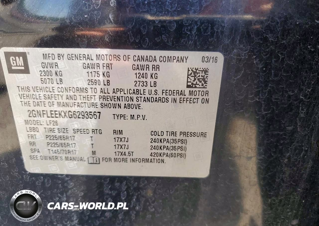 2016 Chevrolet Equinox Ls VIN:2GNFLEEKXG6293567 - 13