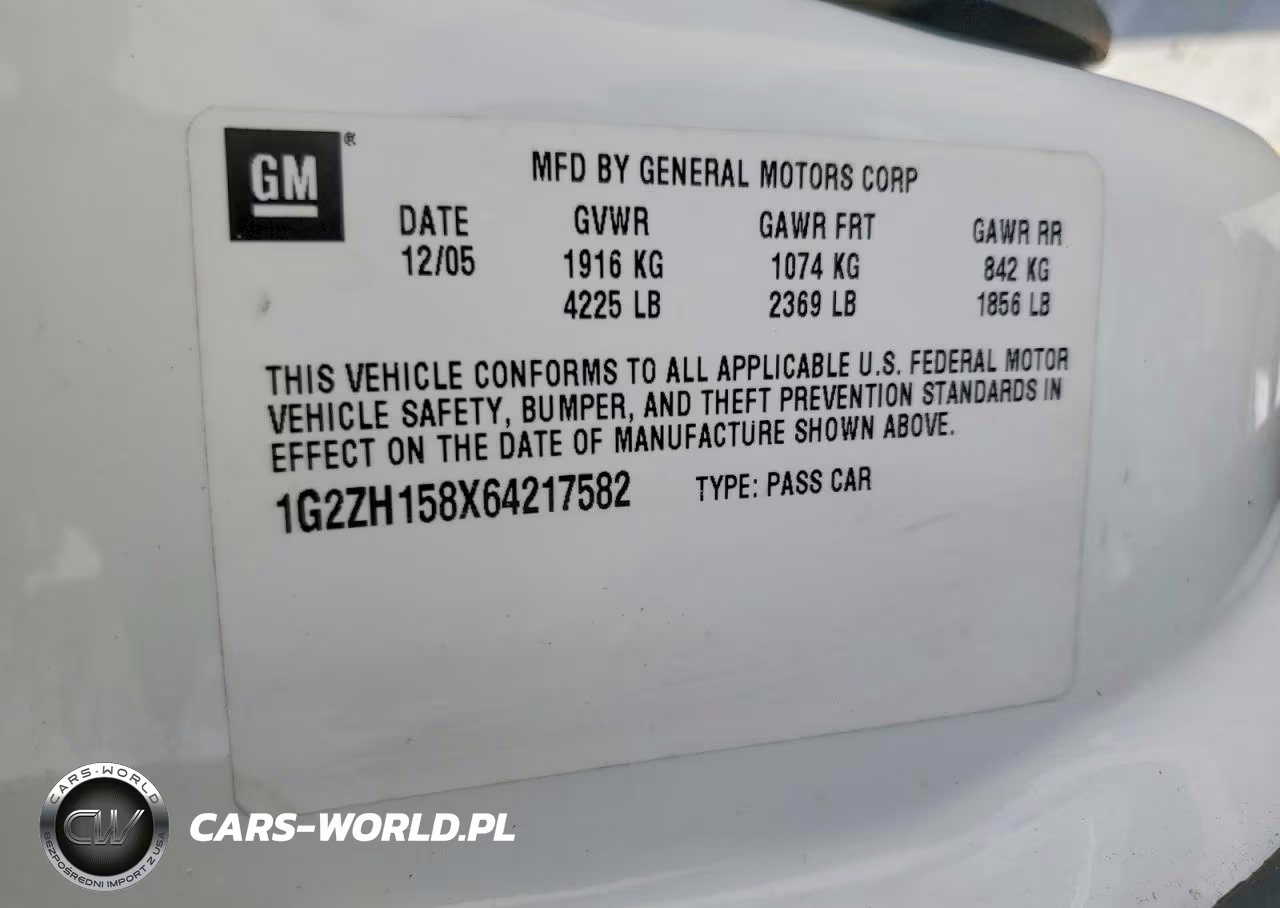 2006 Pontiac G6 Gt VIN:1G2ZH158X64217582 - 12