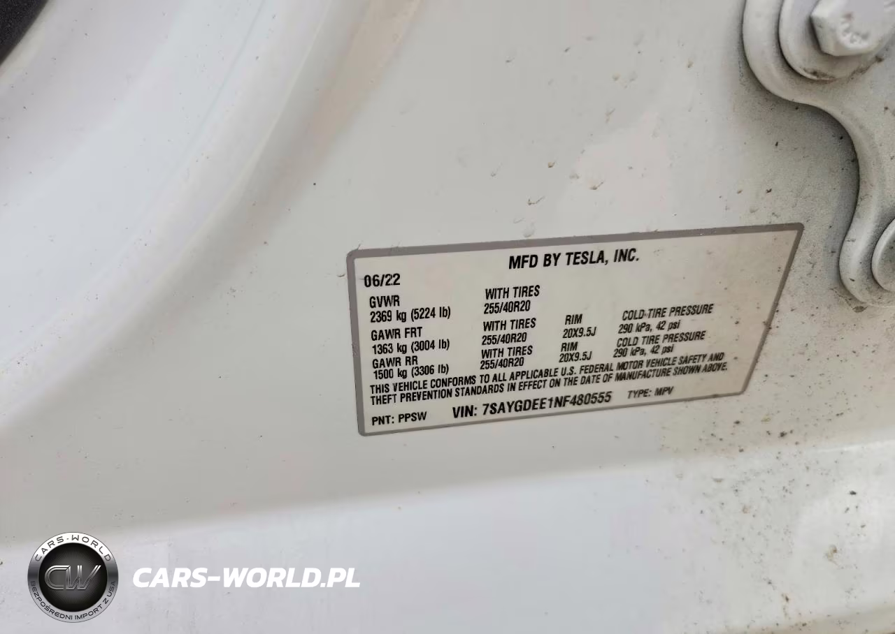 2022 Tesla Model Y VIN:7SAYGDEE1NF480555 - 13