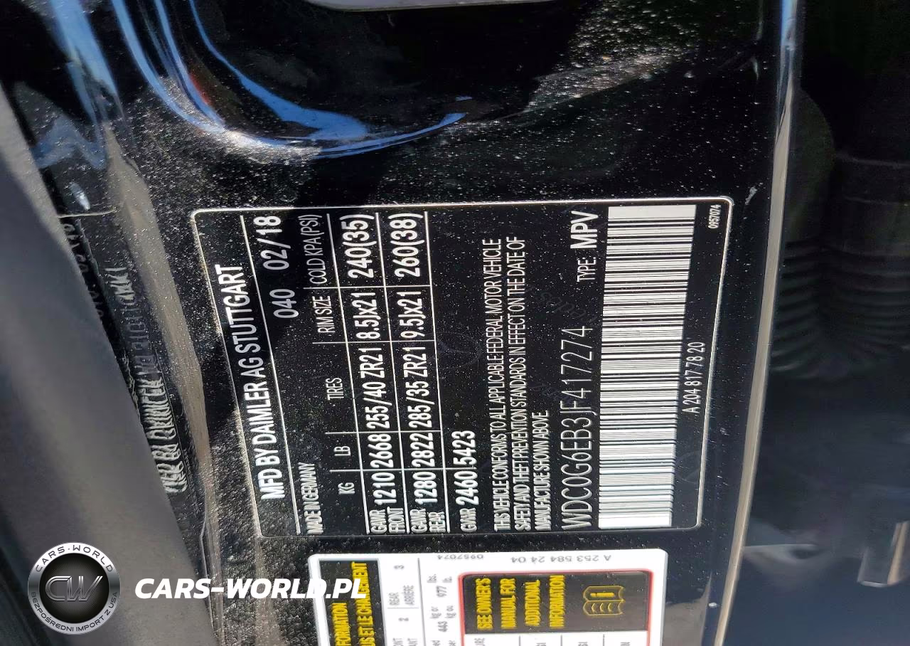2018 Mercedes-Benz Glc 43 4Matic Amg VIN:WDC0G6EB3JF417274 - 13
