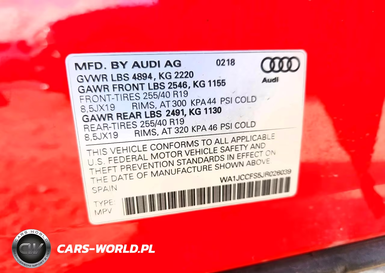 2018 Audi Q3 Premium Plus VIN:WA1JCCFS5JR026039 - 13