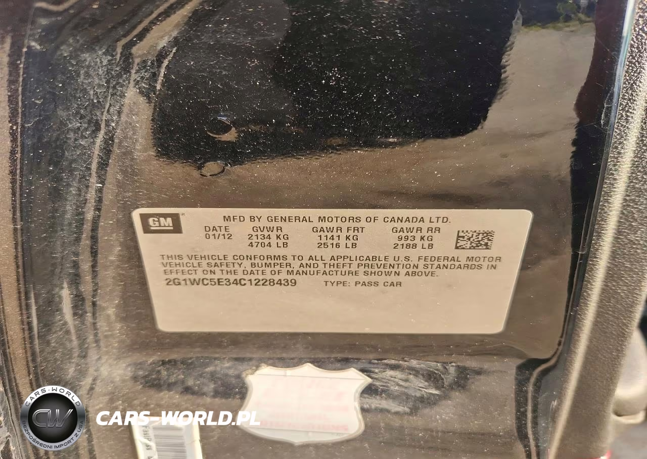 2012 Chevrolet Impala Ltz VIN:2G1WC5E34C1228439 - 13