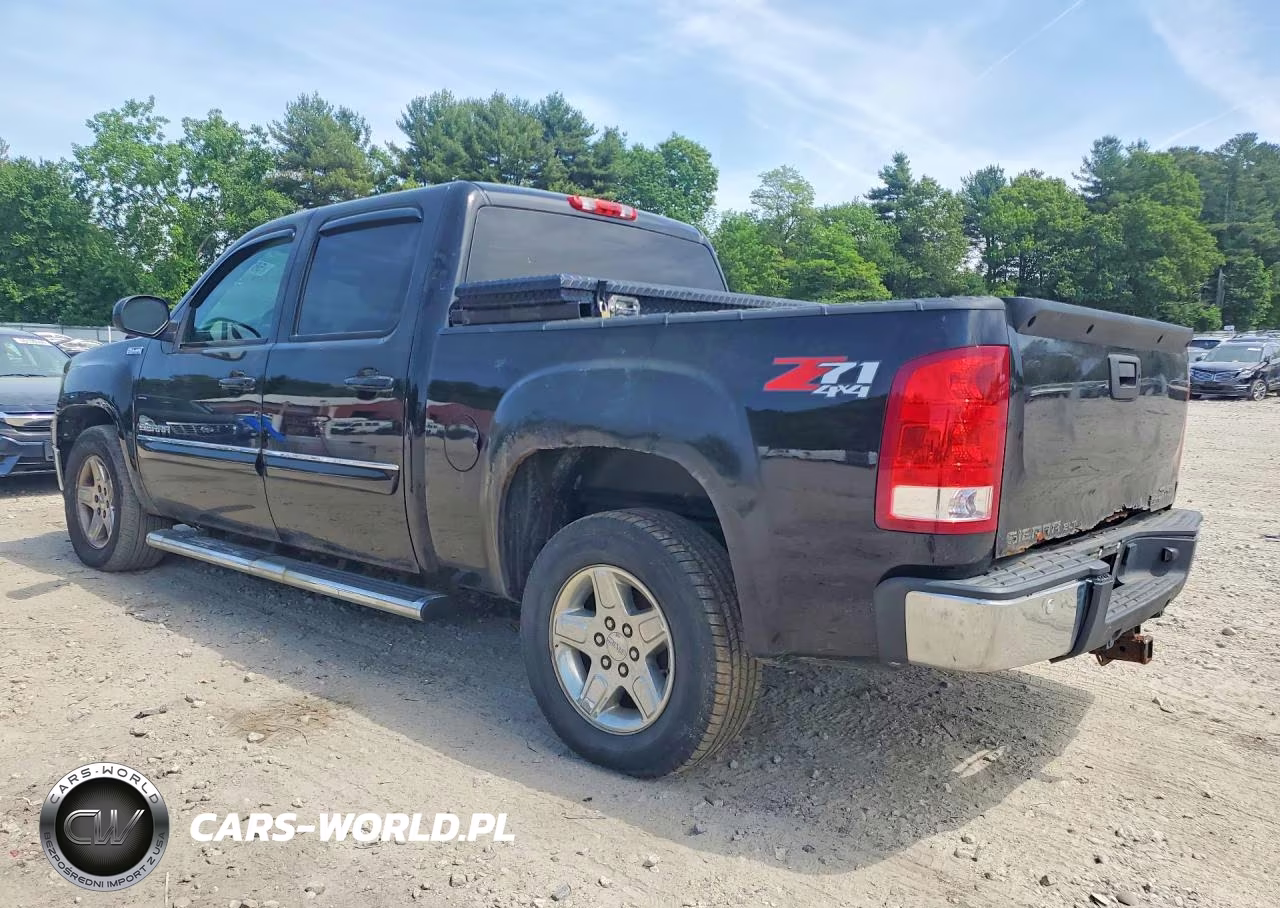 2013 GMC Sierra K1500 Slt VIN:3GTP2WE77DG130702 - 2