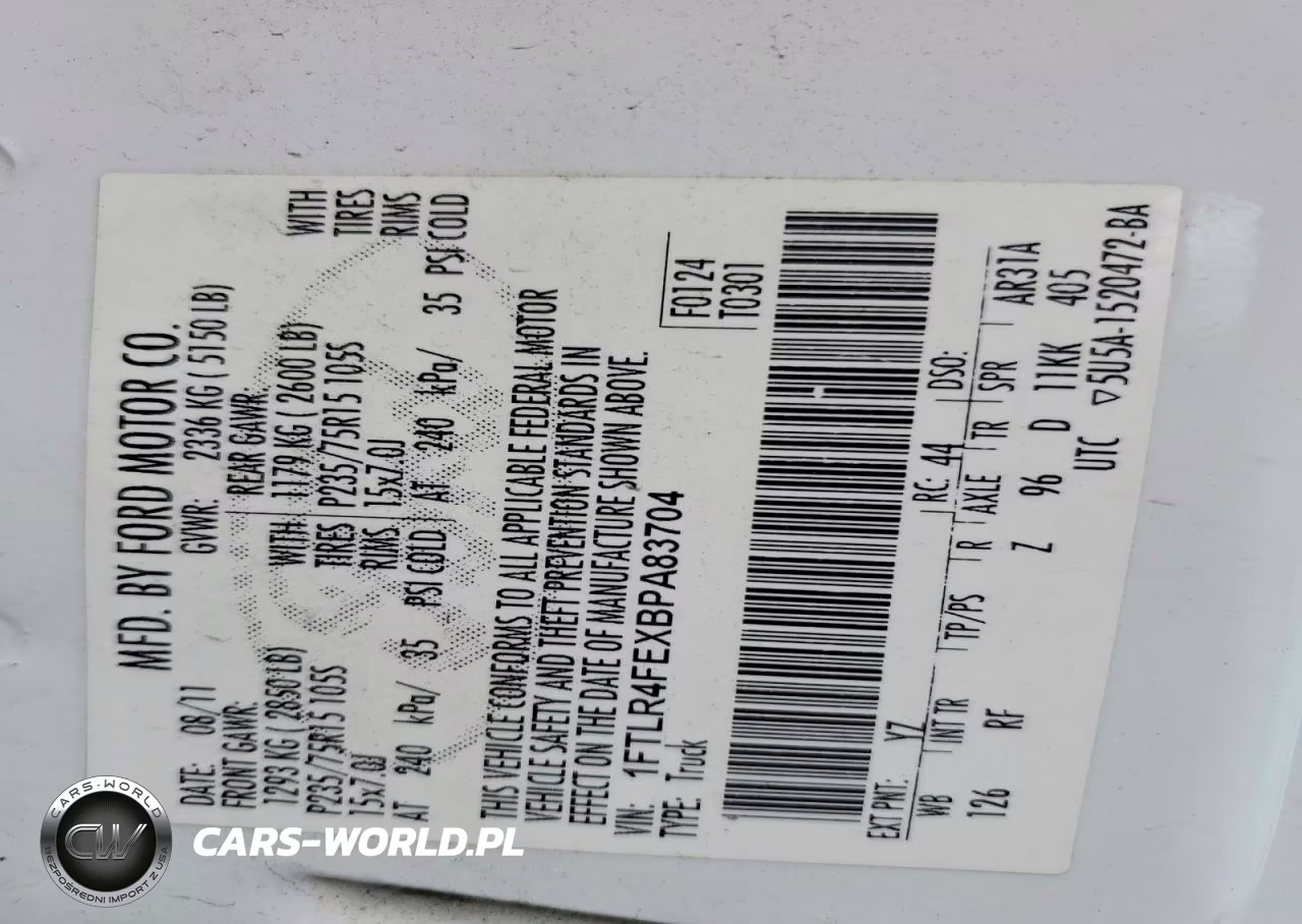 2011 Ford Ranger Super Cab VIN:1FTLR4FEXBPA83704 - 12