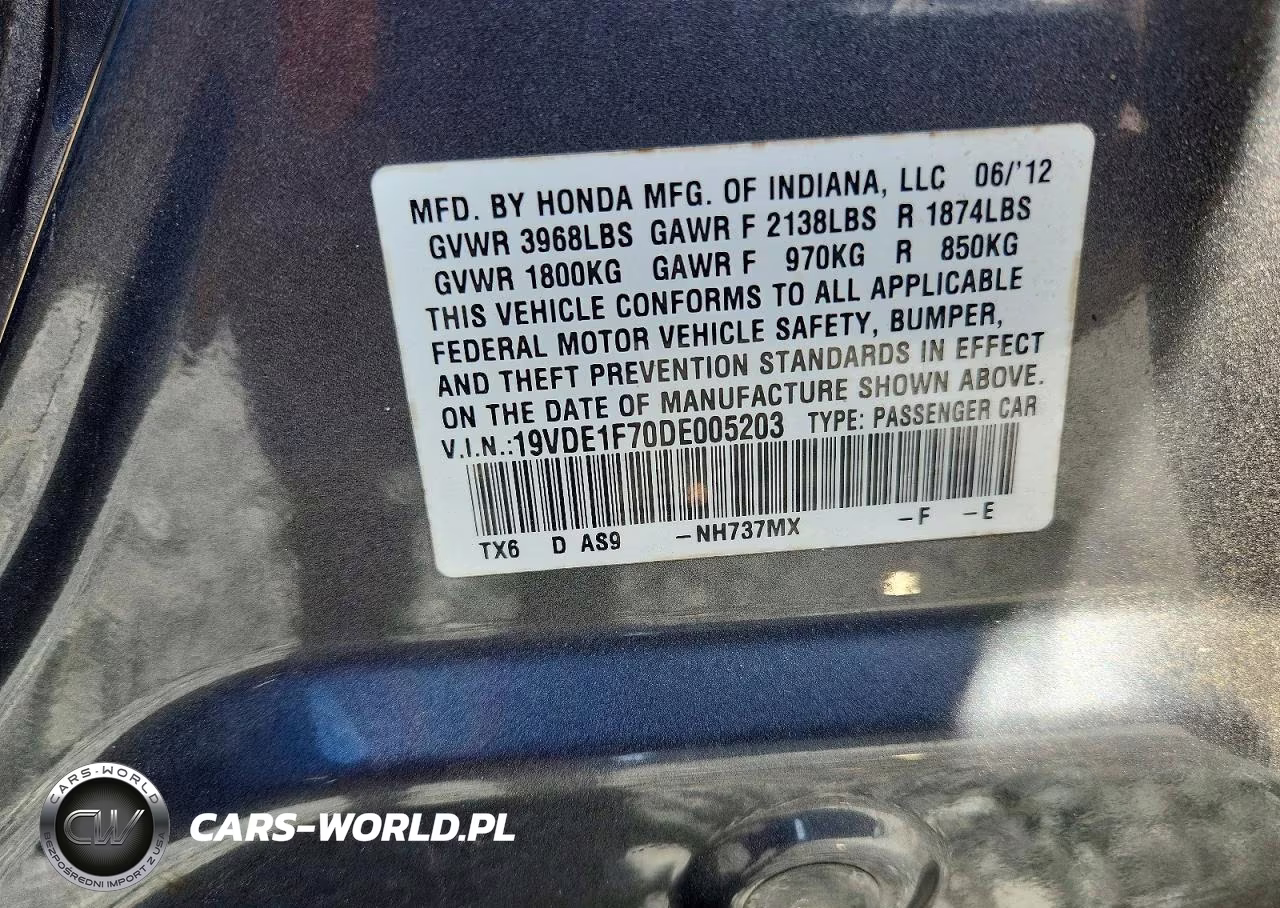 2013 Acura Ilx 20 Tech VIN:19VDE1F70DE005203 - 12
