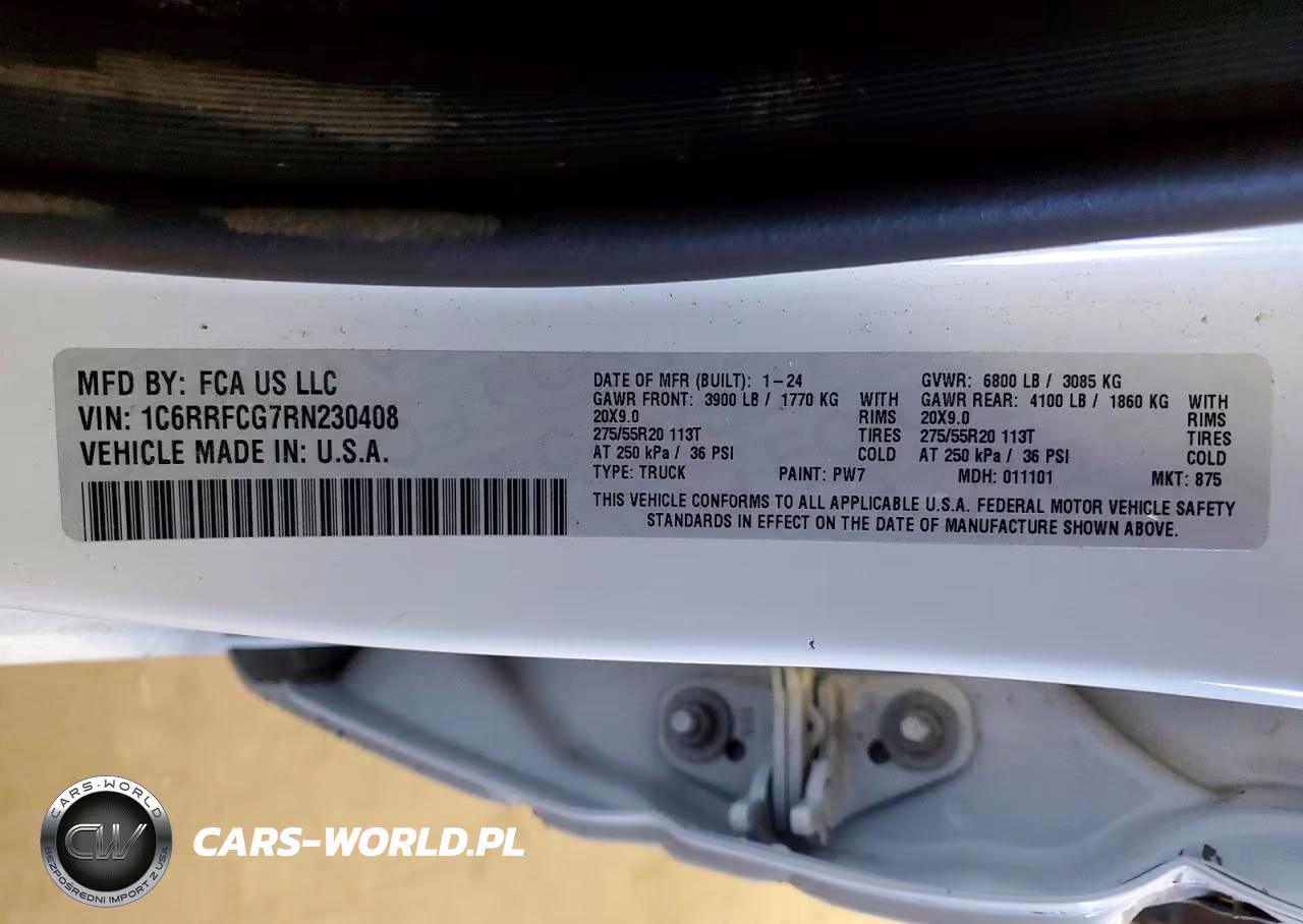 2024 Ram 1500 Tradesman VIN:1C6RRFCG7RN230408 - 13