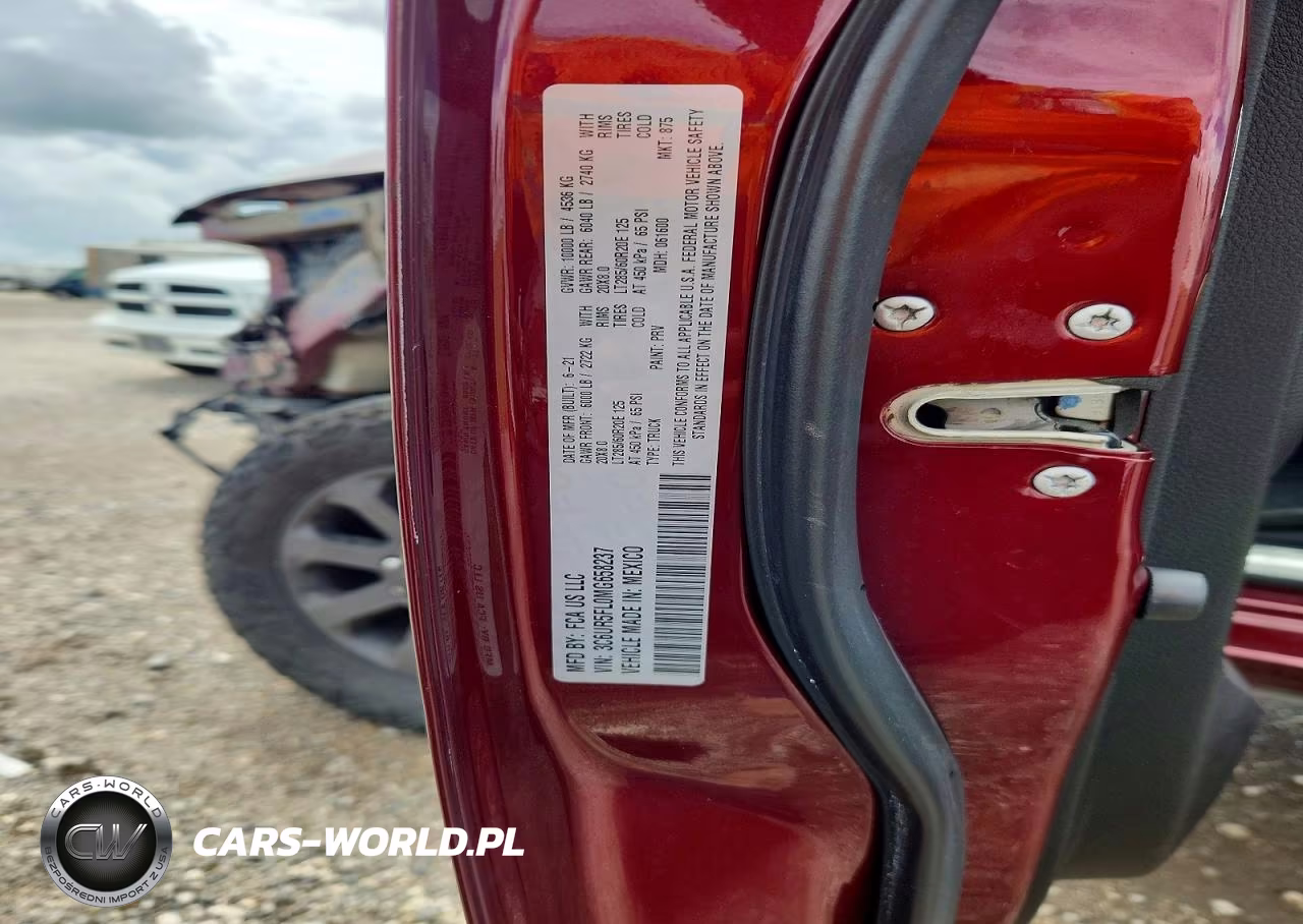 2021 Ram 2500 Laramie VIN:3C6UR5FL0MG658237 - 13