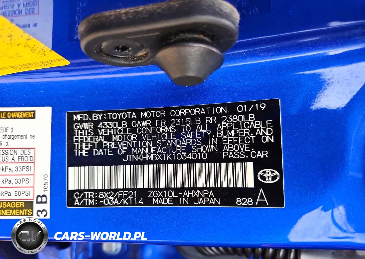 2019 Toyota C-Hr Xle VIN:JTNKHMBX1K1034010 - 13