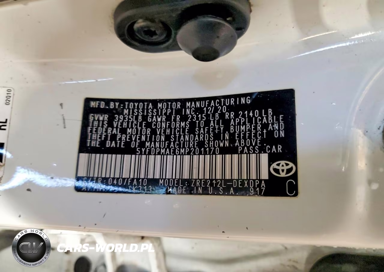 2021 Toyota Corolla L VIN:5YFDPMAE6MP201170 - 12