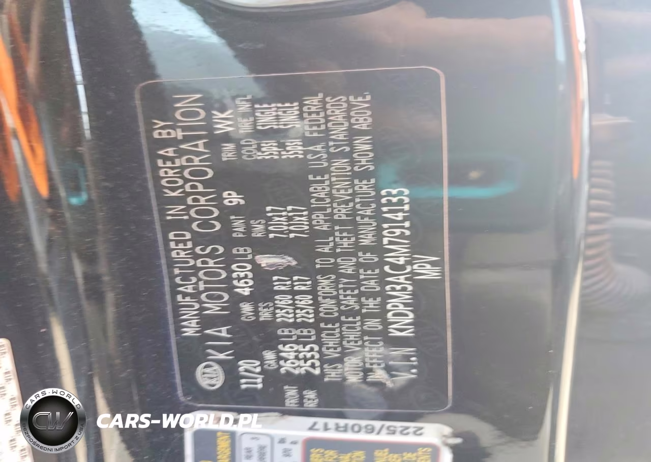 2021 Kia Sportage Lx VIN:KNDPM3AC4M7914133 - 13
