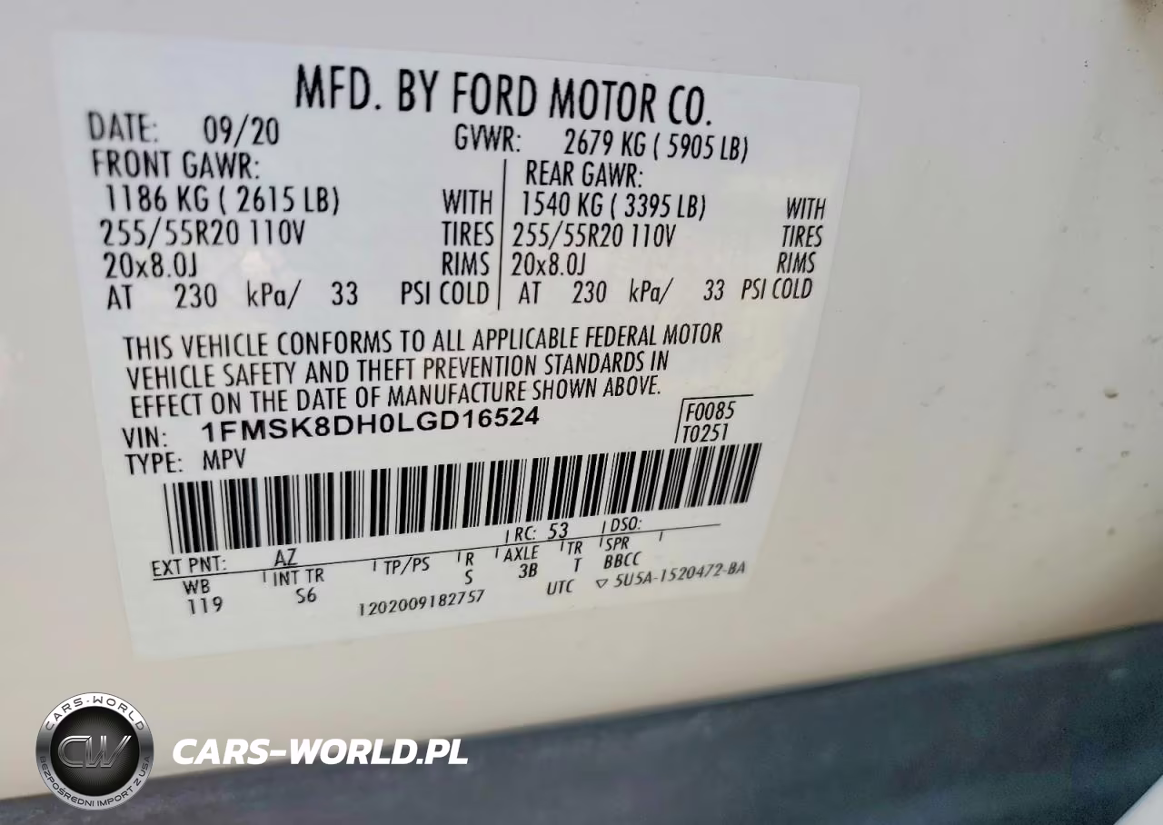 2020 Ford Explorer Xlt VIN:1FMSK8DH0LGD16524 - 13